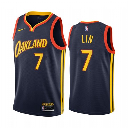 Maglia NBA Golden State Warriors Jeremy Lin 7 2020-21 City Edition Swingman - Uomo